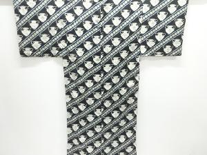 壺模様単衣男物長襦袢